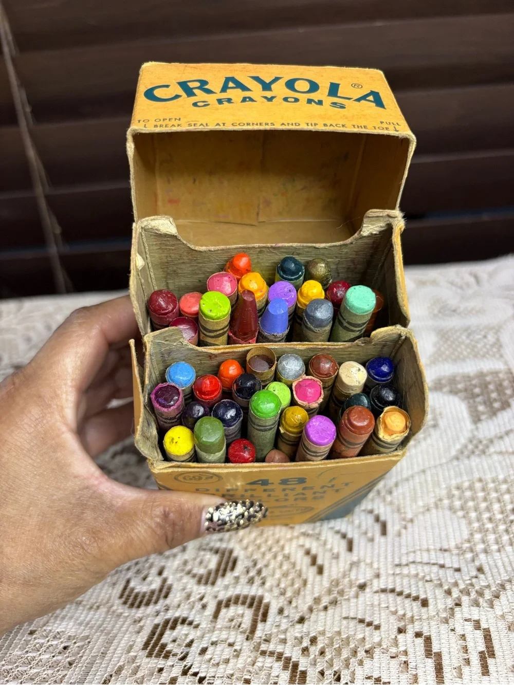 Crayola 48-Count Crayons Box in Yellow and Teal